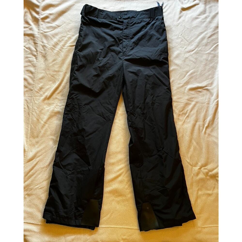 Marker Ski Snow Pants Men's Black Insulated Lined Zippers Snowboard XL